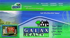 Desktop Screenshot of galaxrealty.com