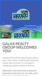 Mobile Screenshot of galaxrealty.com